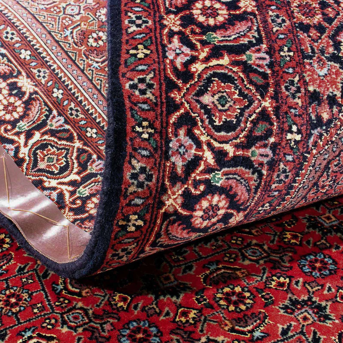 Alfombra de pasillo Alfombra persa - Bidjar - 187 x 107 cm - rojo