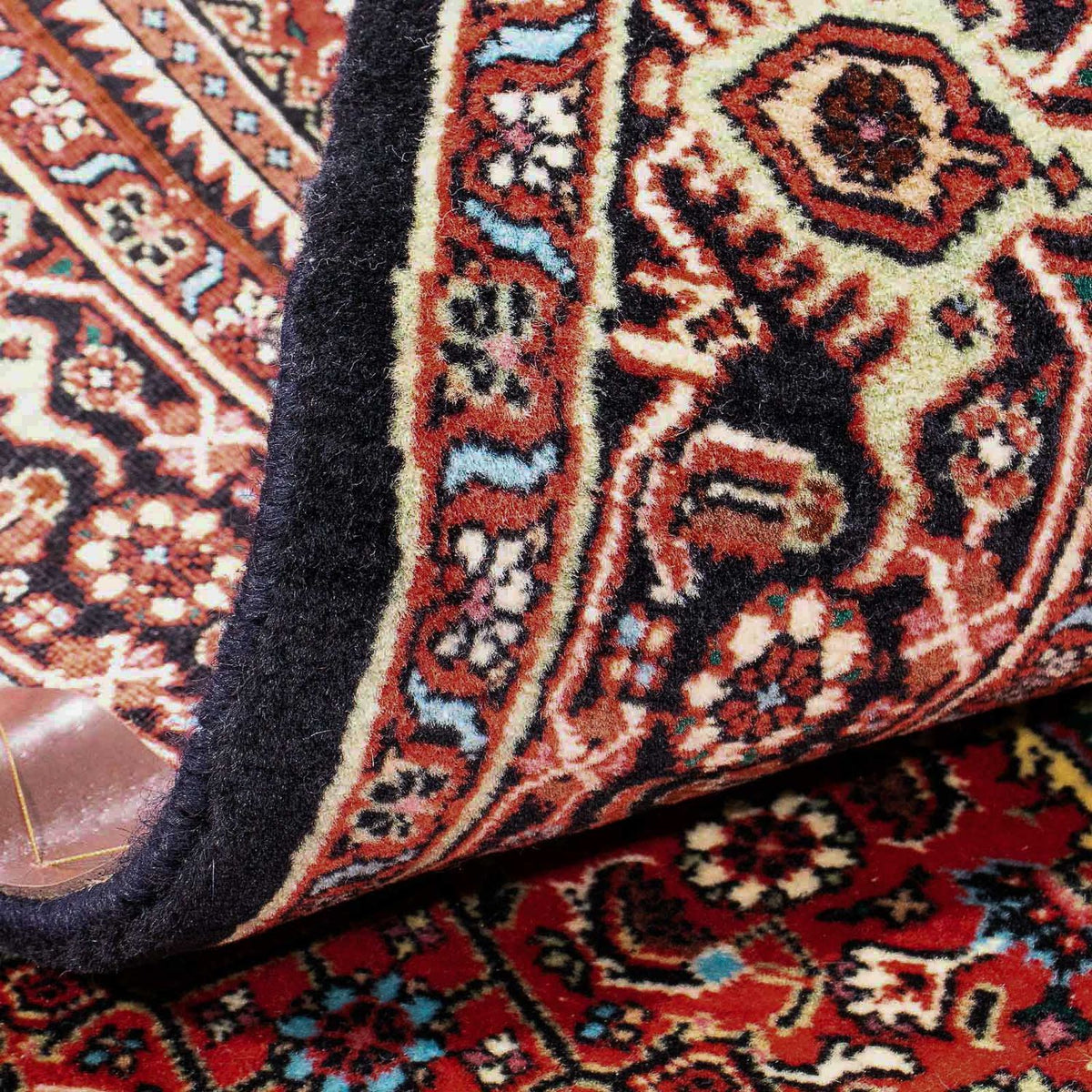 Alfombra persa - Bidjar - 187 x 110 cm - rojo claro