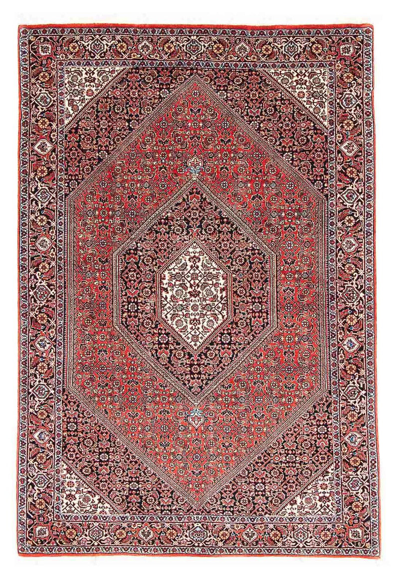 Alfombra persa - Bidjar - 170 x 110 cm - rojo