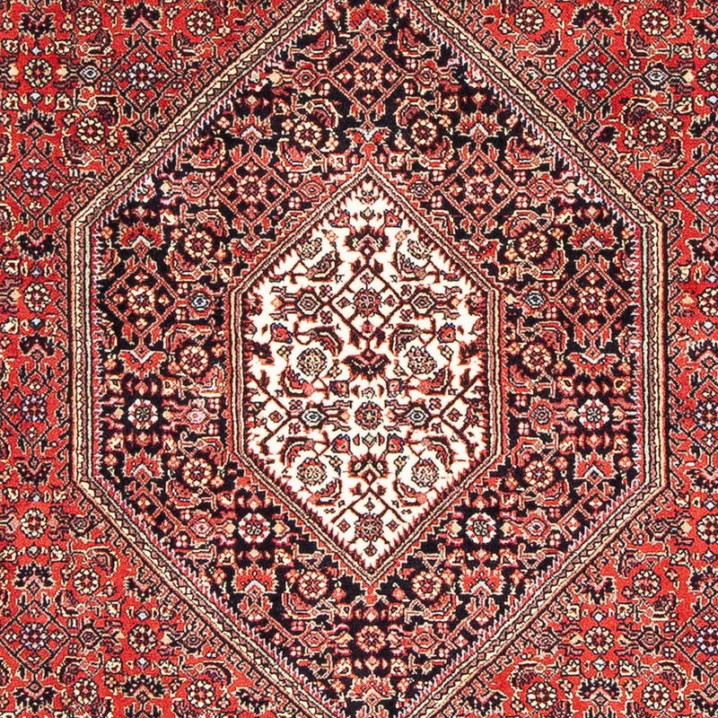 Alfombra persa - Bidjar - 170 x 110 cm - rojo