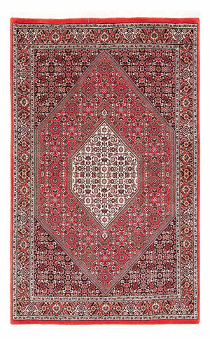 Alfombra persa - Bidjar - 175 x 108 cm - rojo