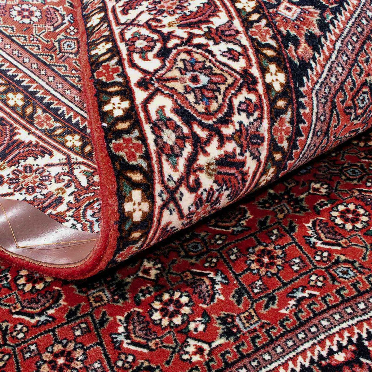 Alfombra persa - Bidjar - 174 x 110 cm - rojo claro