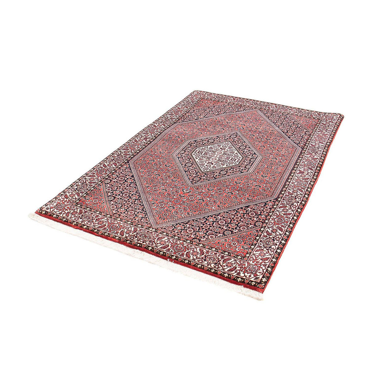 Alfombra persa - Bidjar - 174 x 110 cm - rojo claro
