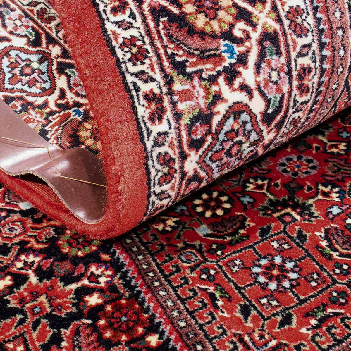 Alfombra persa - Bidjar - 175 x 110 cm - rojo