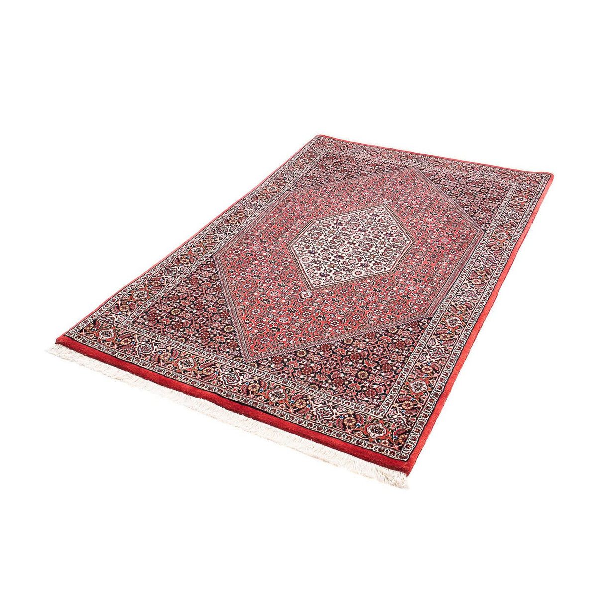 Alfombra persa - Bidjar - 175 x 110 cm - rojo