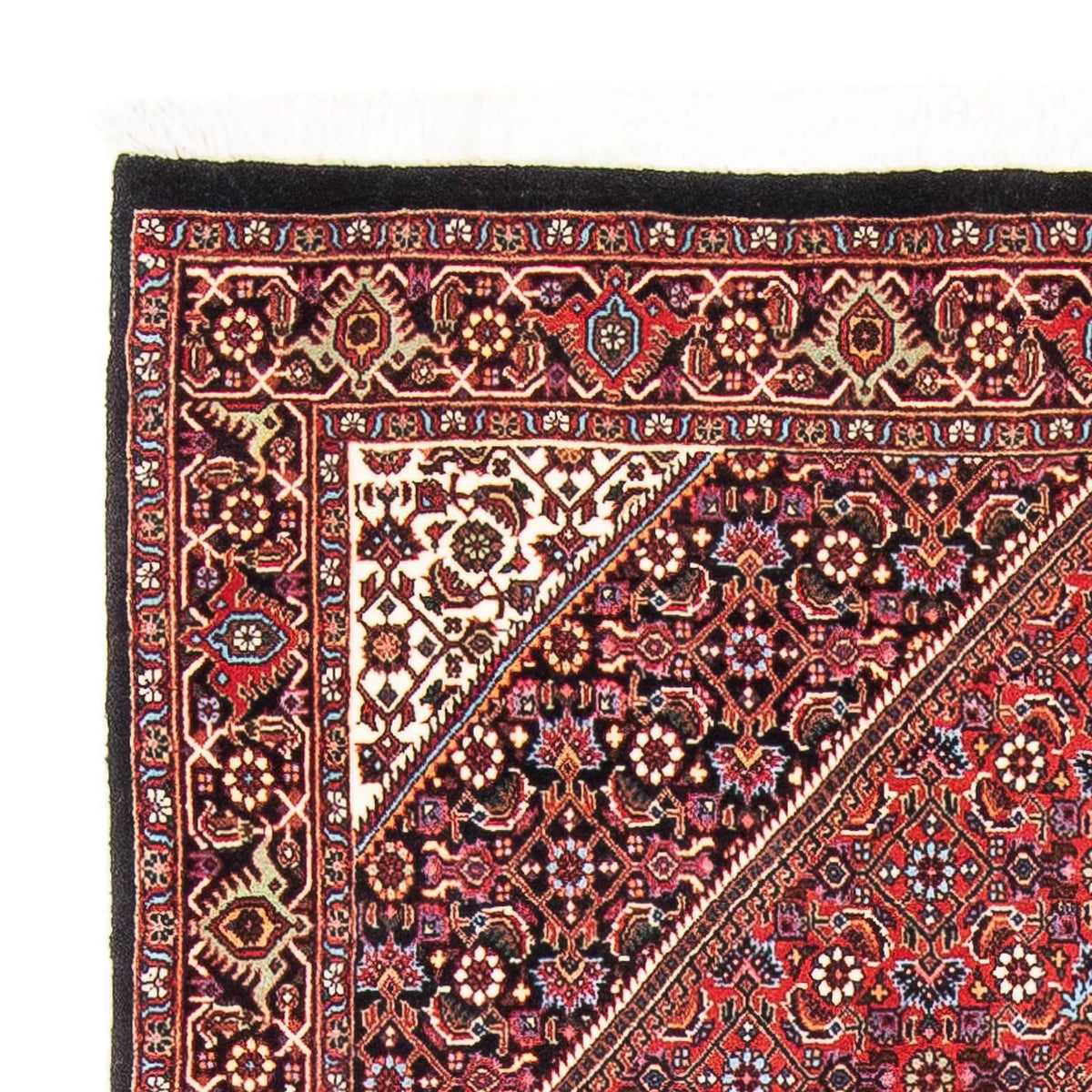 Alfombra persa - Bidjar - 175 x 108 cm - rojo