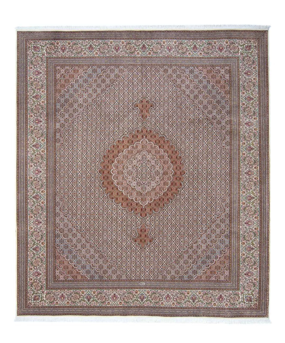 Alfombra persa - Tabriz - 288 x 251 cm - multicolor