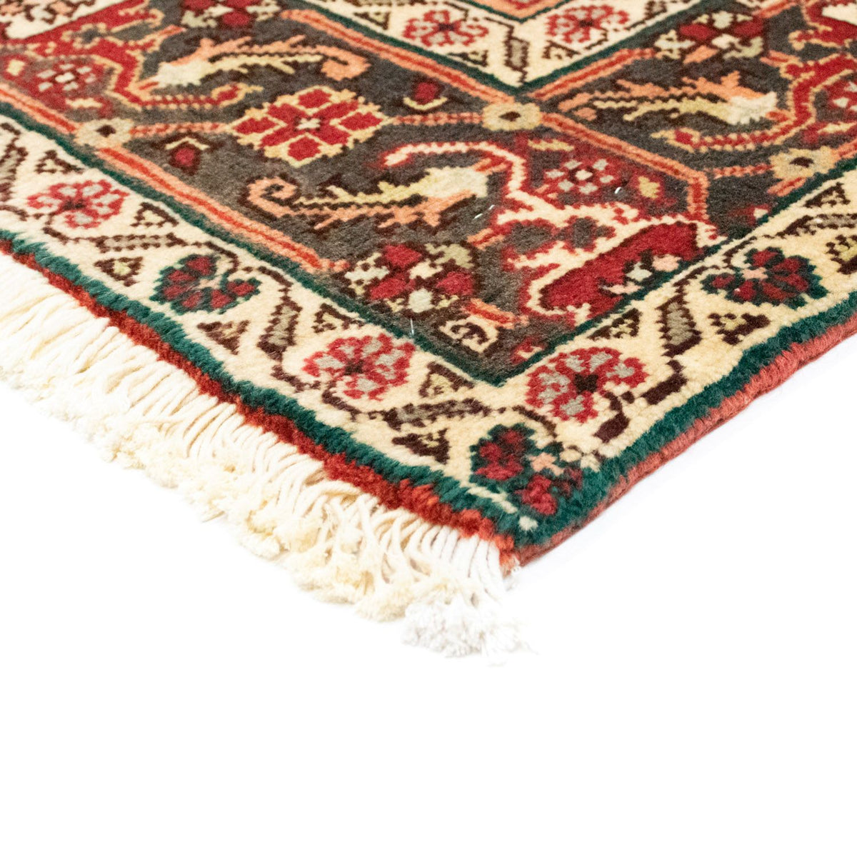 Alfombra persa - Nómada - 197 x 157 cm - rojo claro