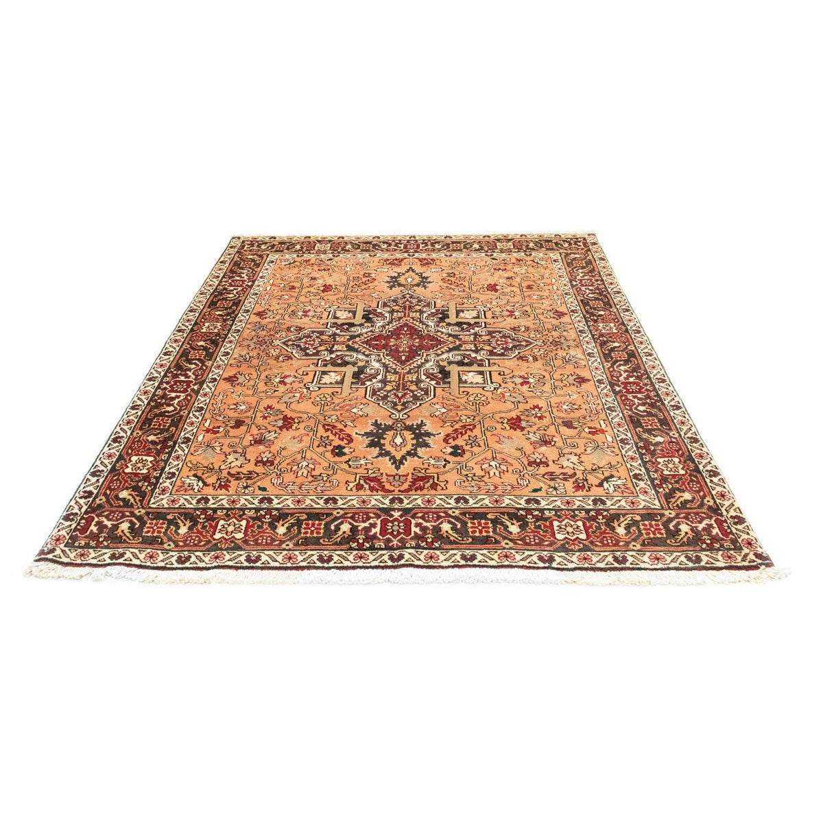 Alfombra persa - Nómada - 197 x 157 cm - rojo claro