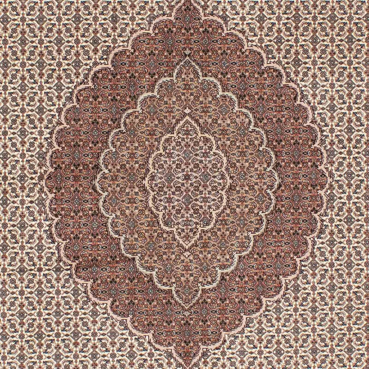 Alfombra persa - Tabriz - 237 x 168 cm - marrón claro