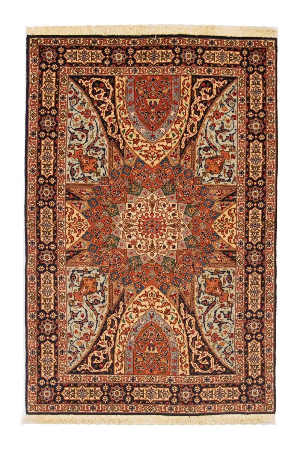Alfombra Persa - Tabriz - Real - 153 x 100 cm - multicolor