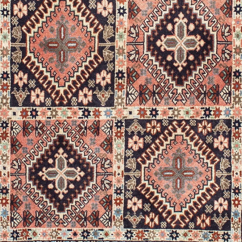 Alfombra persa - Nómada - 147 x 100 cm - rojo claro