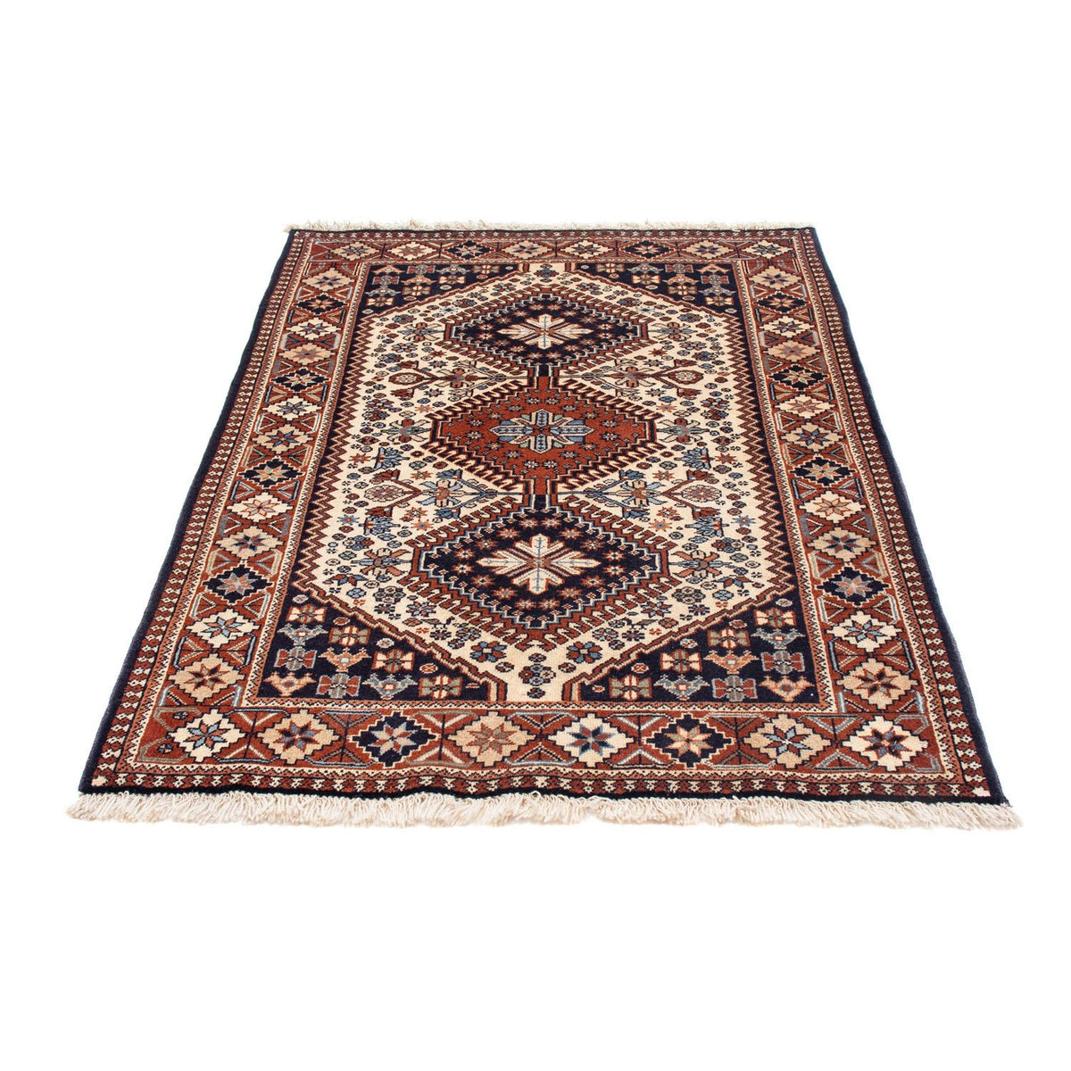 Alfombra persa - Nómada - 147 x 102 cm - beige