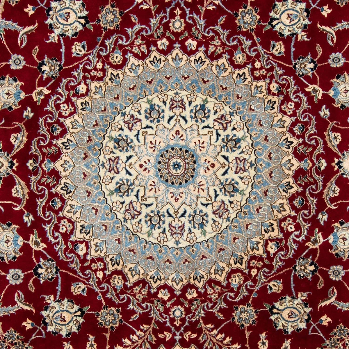 Alfombra Persa - Nain - Real - 300 x 198 cm - rojo