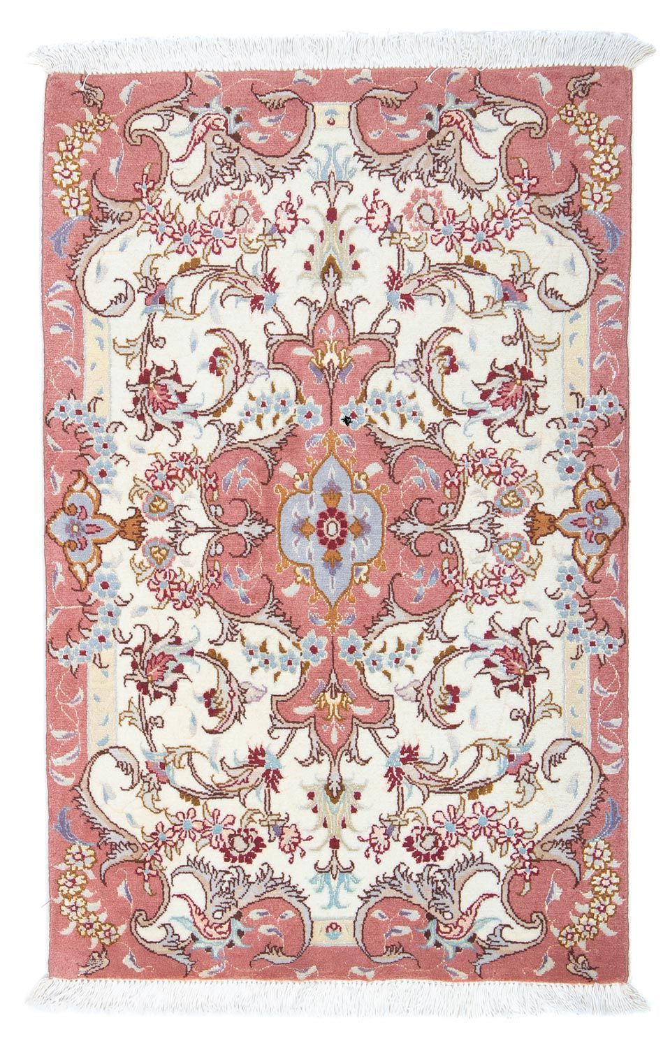 Alfombra Persa - Tabriz - Real - 93 x 60 cm - beige