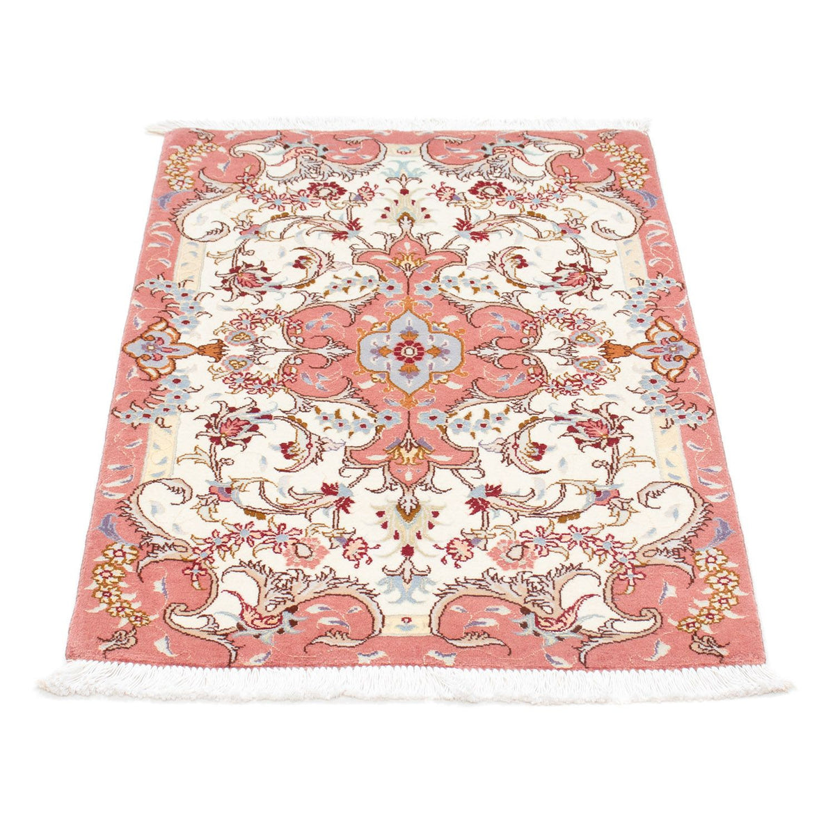 Alfombra Persa - Tabriz - Real - 92 x 60 cm - beige