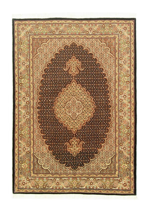 Alfombra Persa - Tabriz - Real - 148 x 102 cm - negro