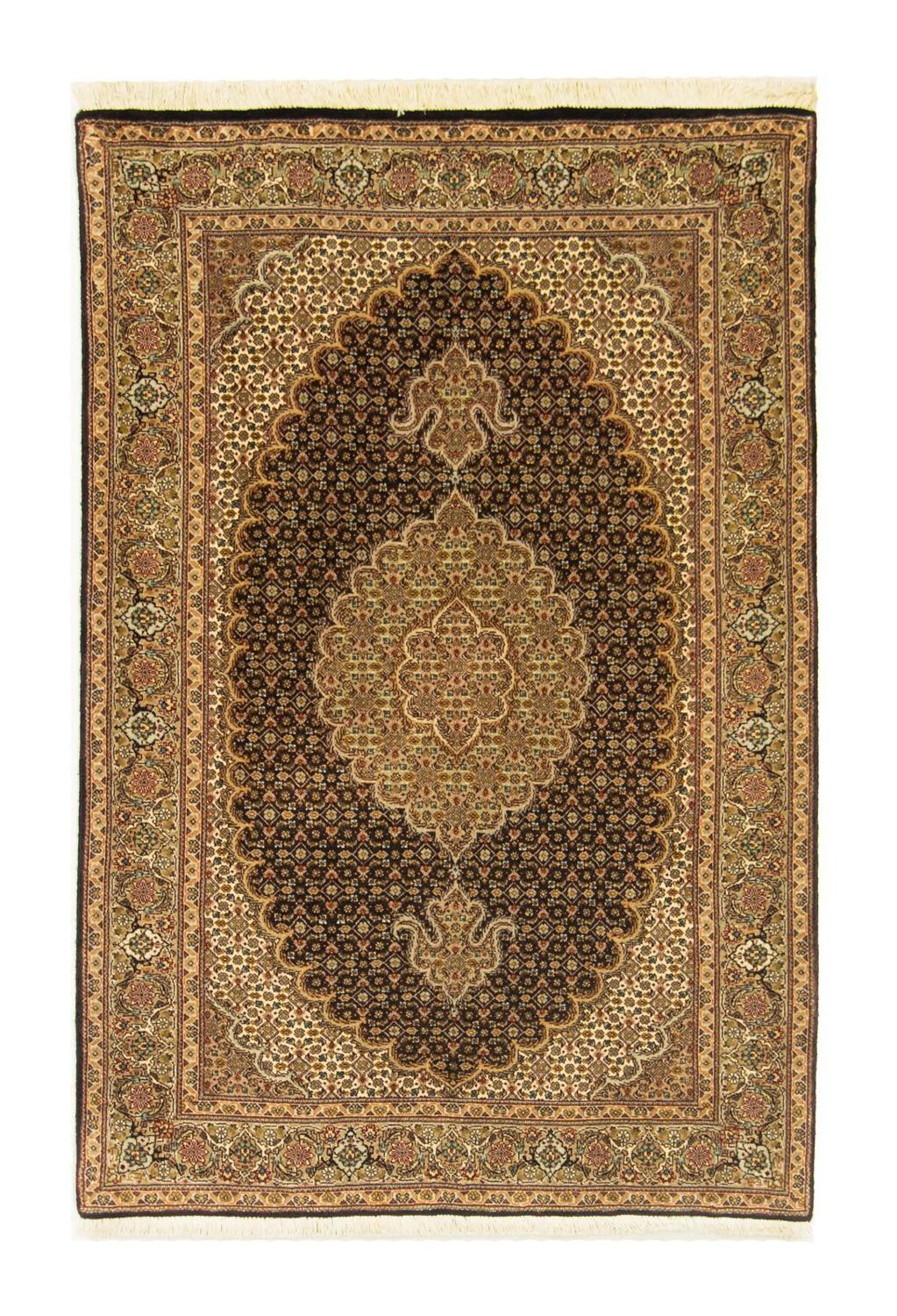 Alfombra Persa - Tabriz - Real - 151 x 102 cm - azul oscuro