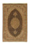 Alfombra Persa - Tabriz - Real - 151 x 102 cm - azul oscuro