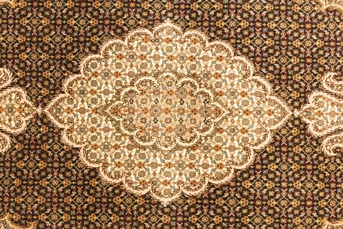 Alfombra persa - Tabriz - 158 x 100 cm - negro