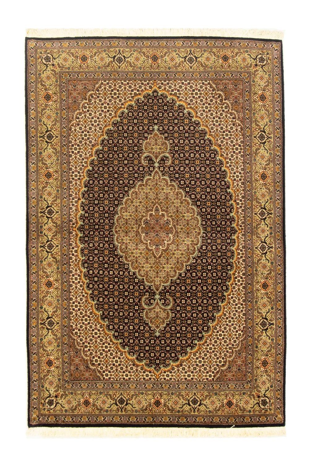 Alfombra Persa - Tabriz - Real - 156 x 103 cm - negro