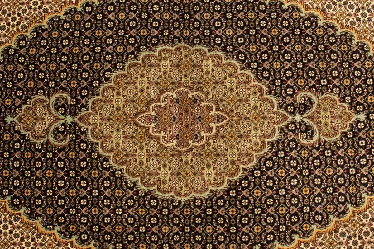 Alfombra Persa - Tabriz - Real - 156 x 103 cm - negro