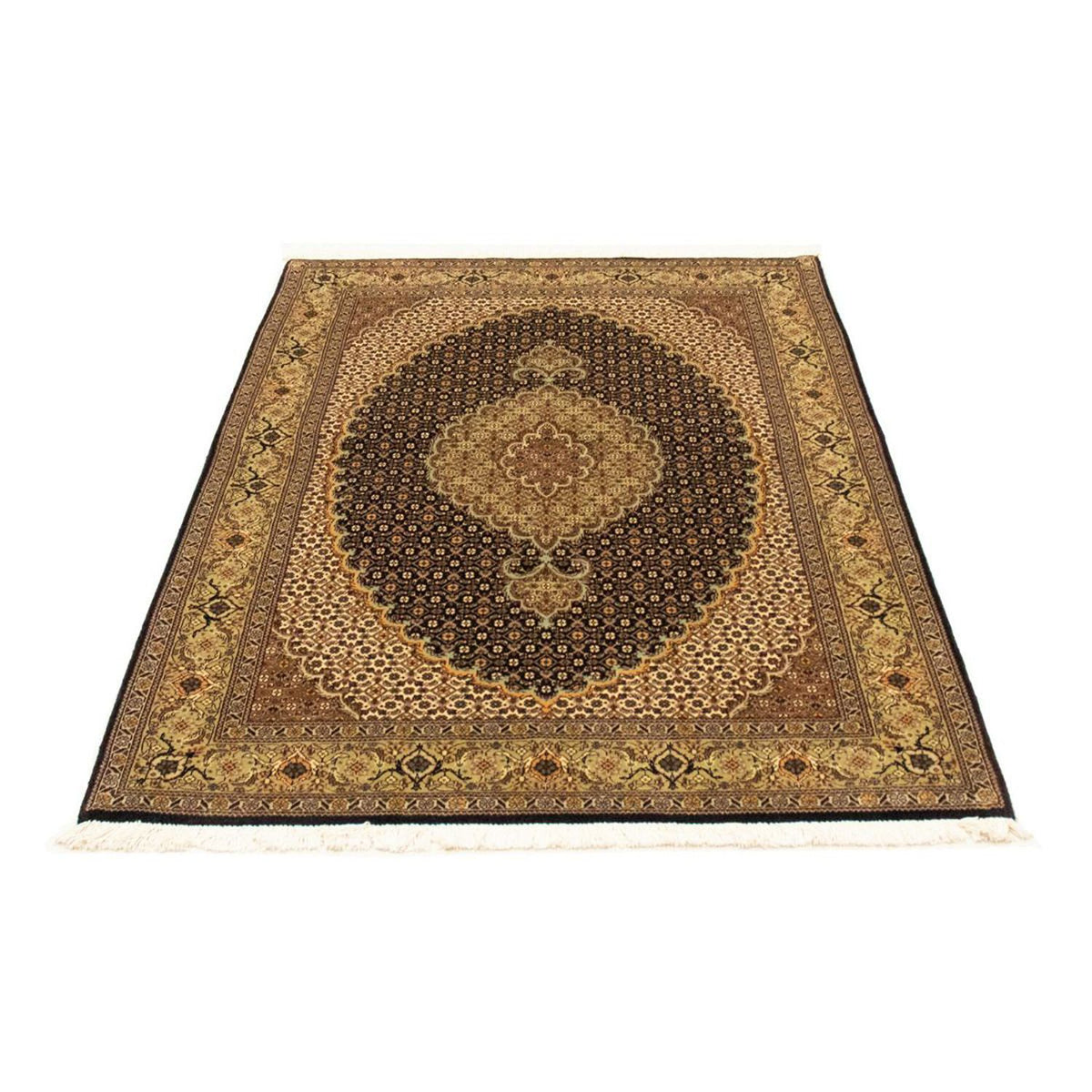 Alfombra Persa - Tabriz - Real - 156 x 103 cm - negro