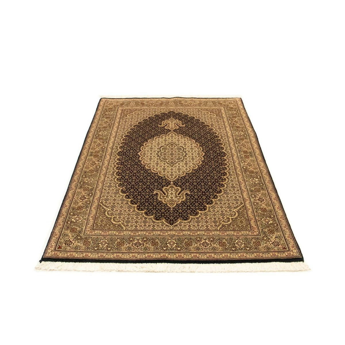 Alfombra Persa - Tabriz - Real - 159 x 100 cm - negro