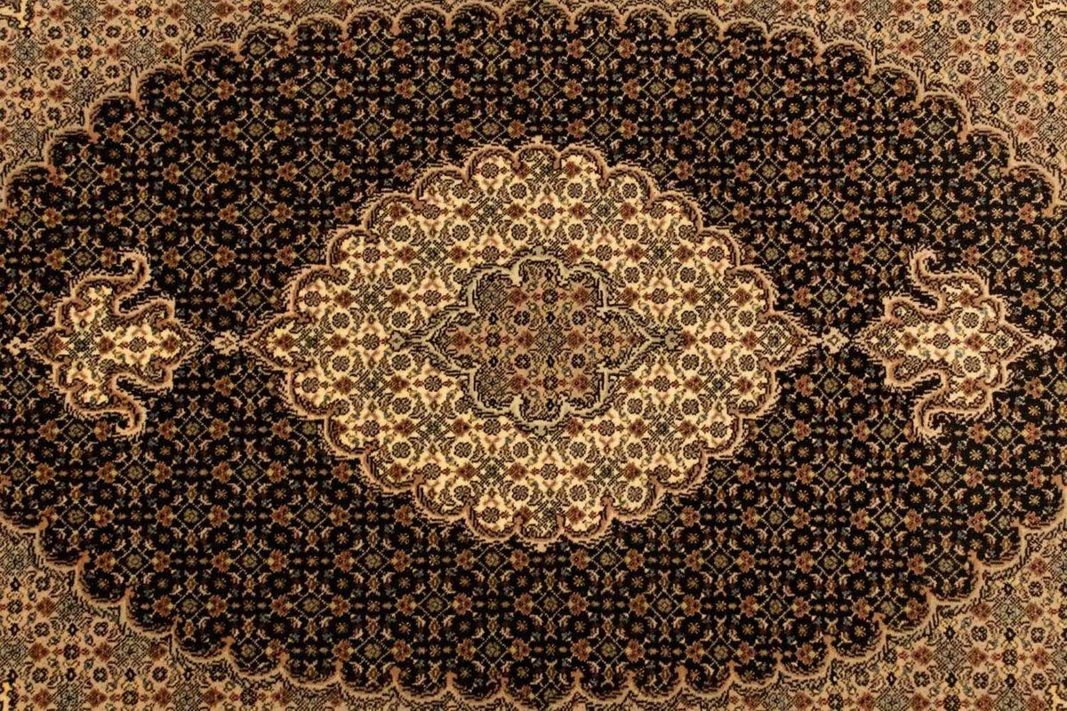 Alfombra Persa - Tabriz - Real - 150 x 102 cm - azul oscuro