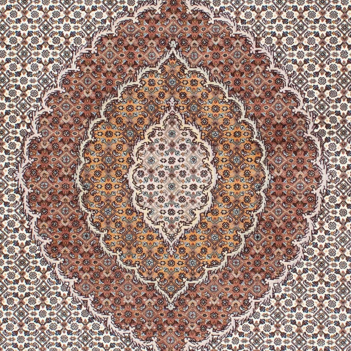Alfombra persa - Tabriz - 202 x 151 cm - beige