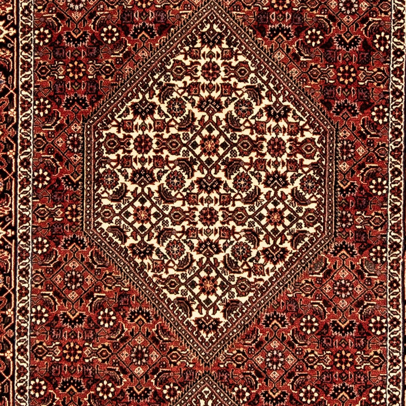 Alfombra de pasillo Alfombra persa - Bidjar - 318 x 83 cm - rojo oscuro