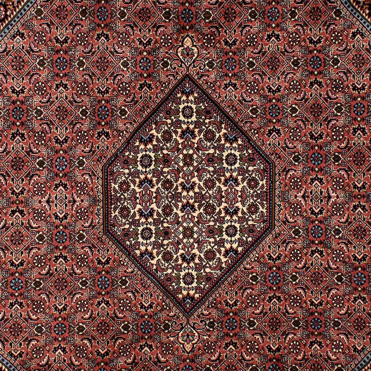 Alfombra persa - Bidjar - 296 x 201 cm - marrón