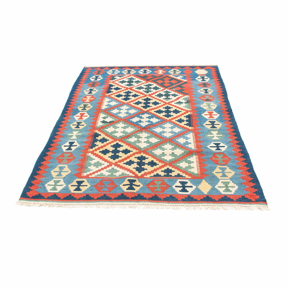 Alfombra Kelim - Oriental - 175 x 124 cm - azul
