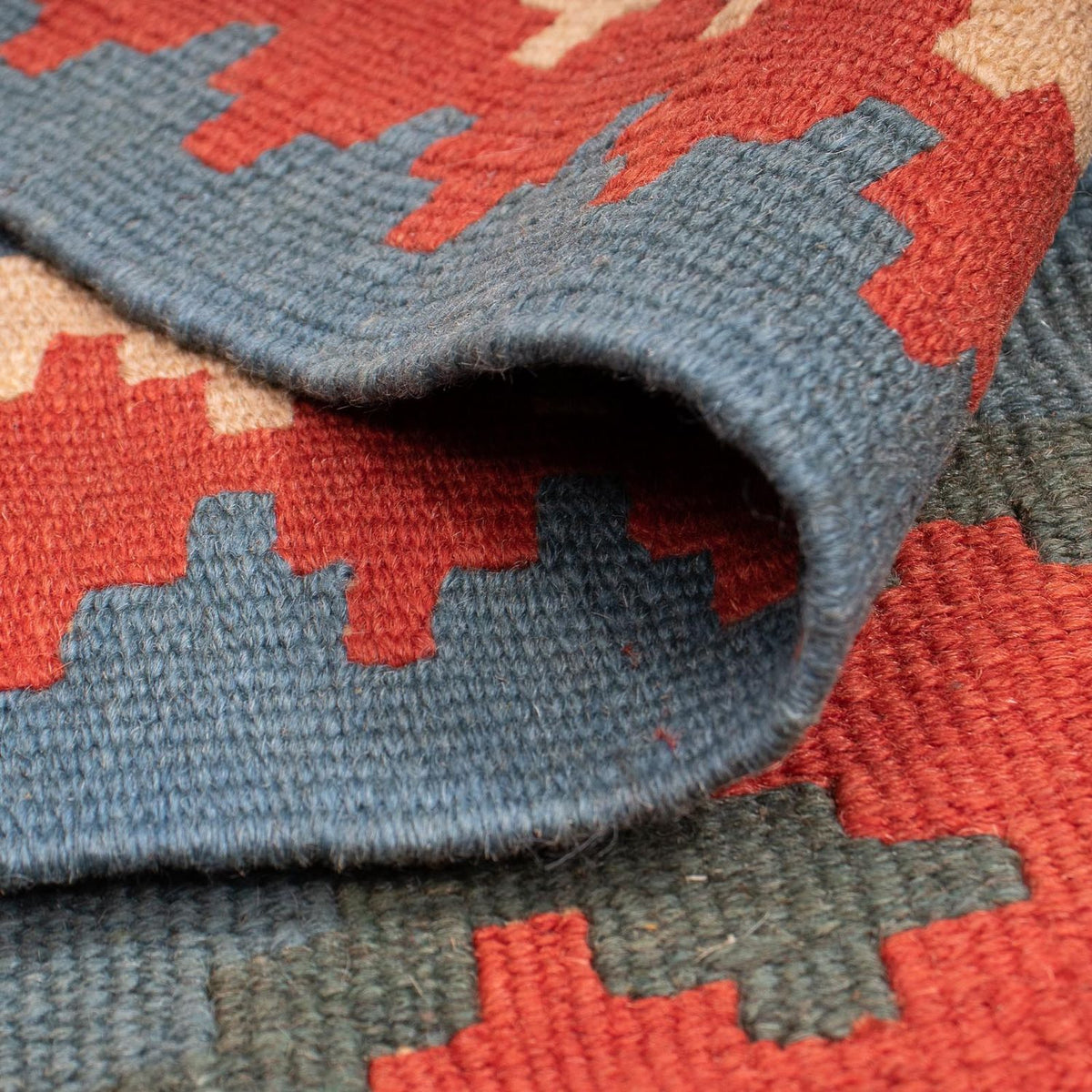 Alfombra Kelim - Oriental - 170 x 117 cm - azul