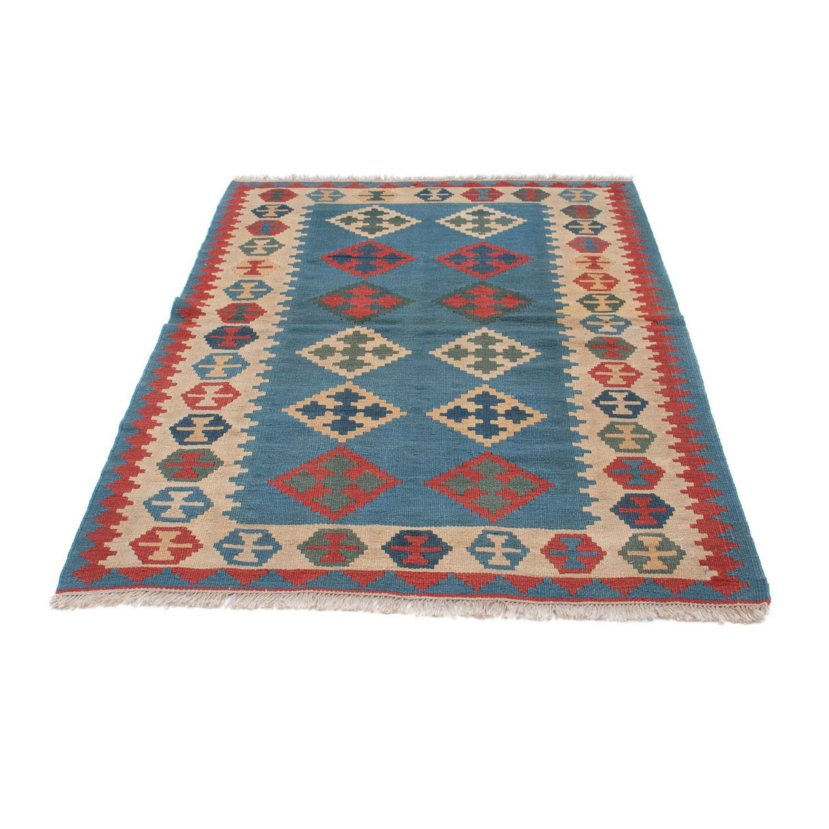 Alfombra Kelim - Oriental - 170 x 117 cm - azul
