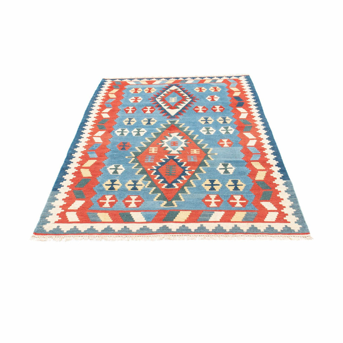 Alfombra Kelim - Oriental - 173 x 118 cm - azul