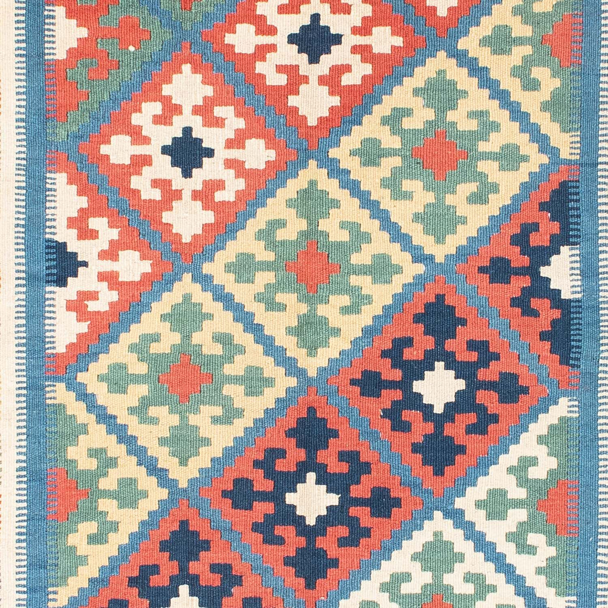 Alfombra Kelim - Oriental - 173 x 130 cm - azul