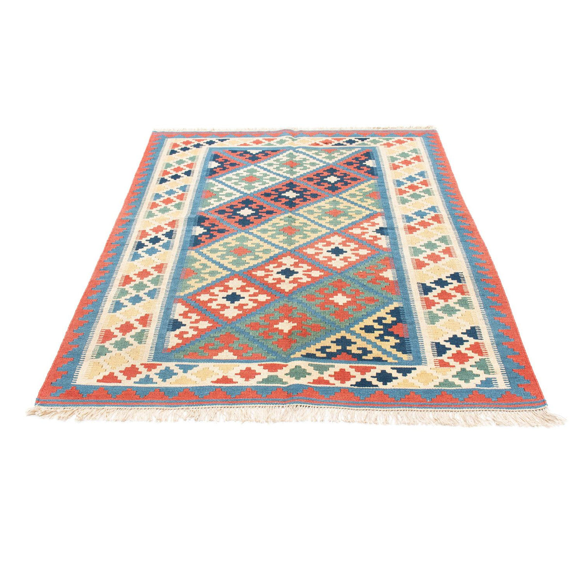 Alfombra Kelim - Oriental - 173 x 130 cm - azul