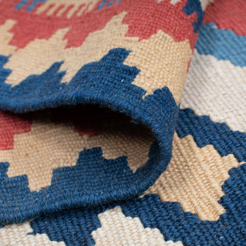 Alfombra Kelim - Oriental - 183 x 123 cm - azul