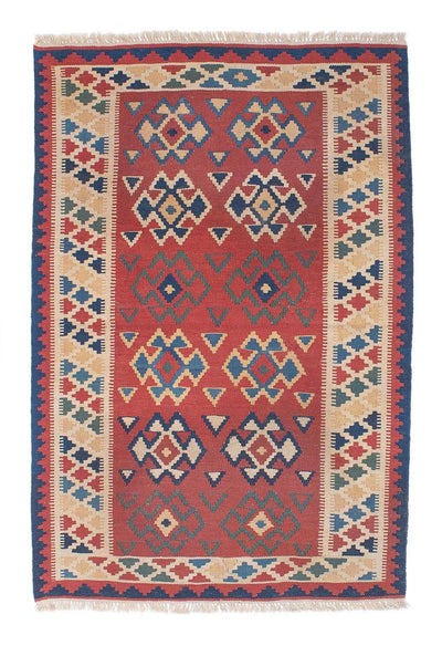 Kilim Fars 105x156cm - rojo oscuro
