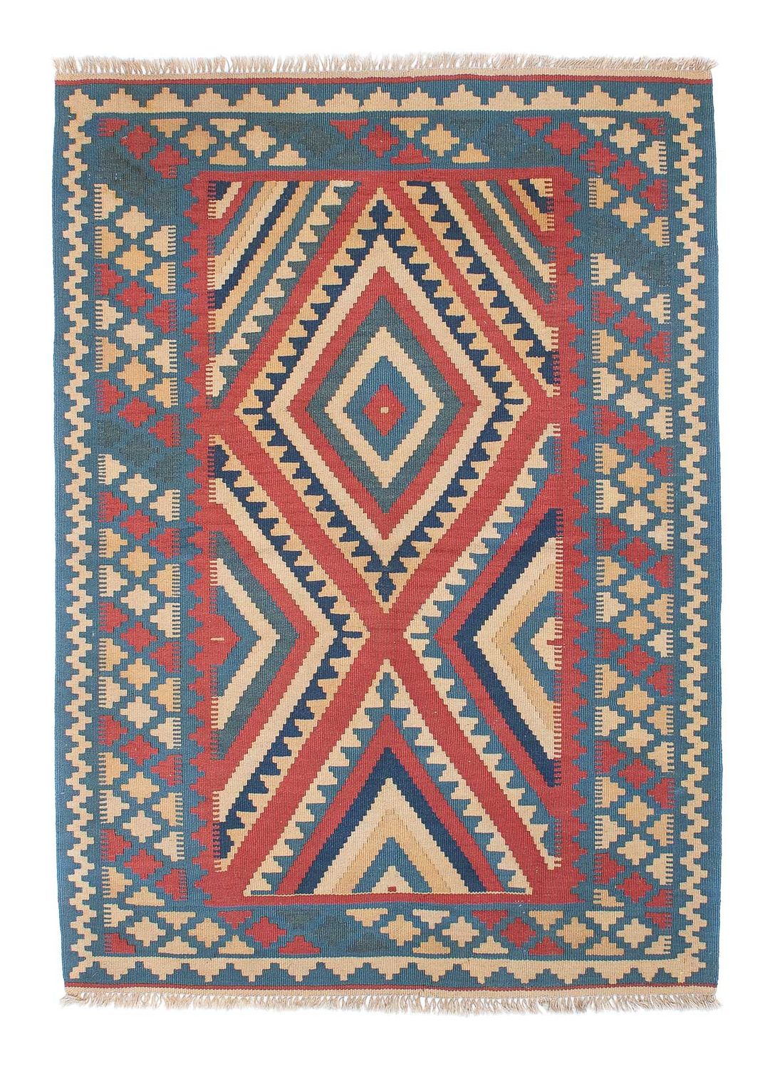 Alfombra Kelim - Oriental - 155 x 117 cm - azul
