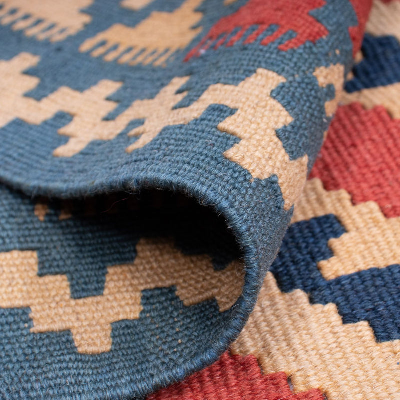 Alfombra Kelim - Oriental - 155 x 117 cm - azul