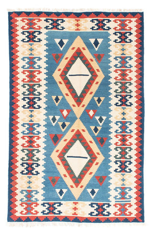 Alfombra Kelim - Oriental - 183 x 116 cm - turquesa