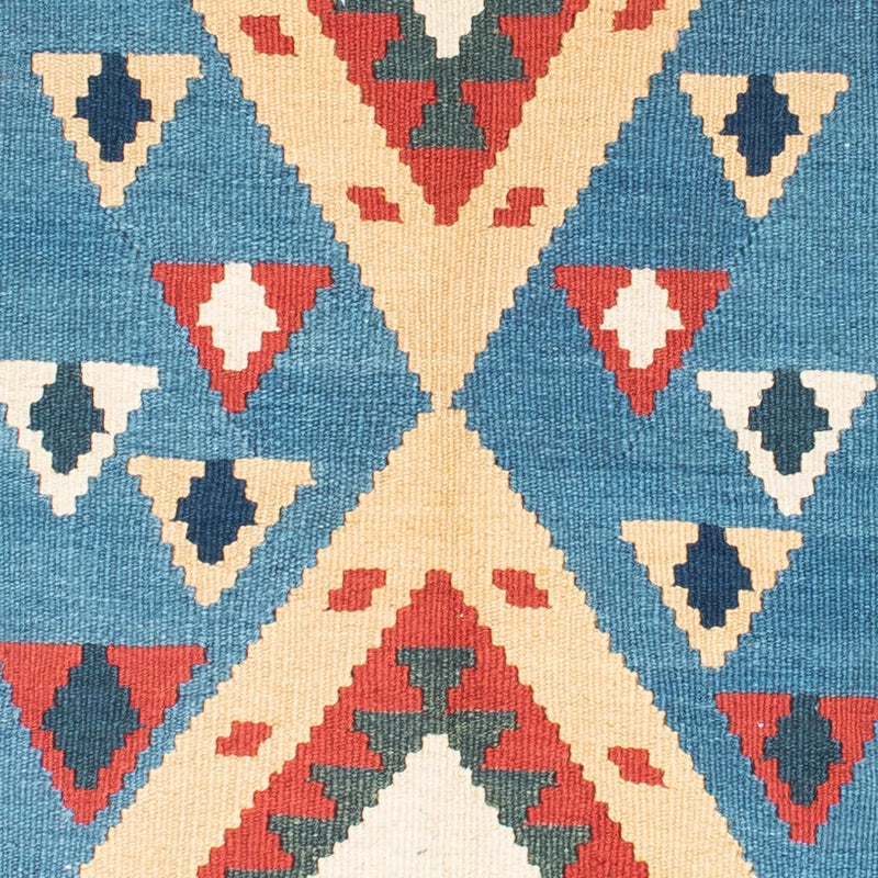 Alfombra Kelim - Oriental - 183 x 116 cm - turquesa