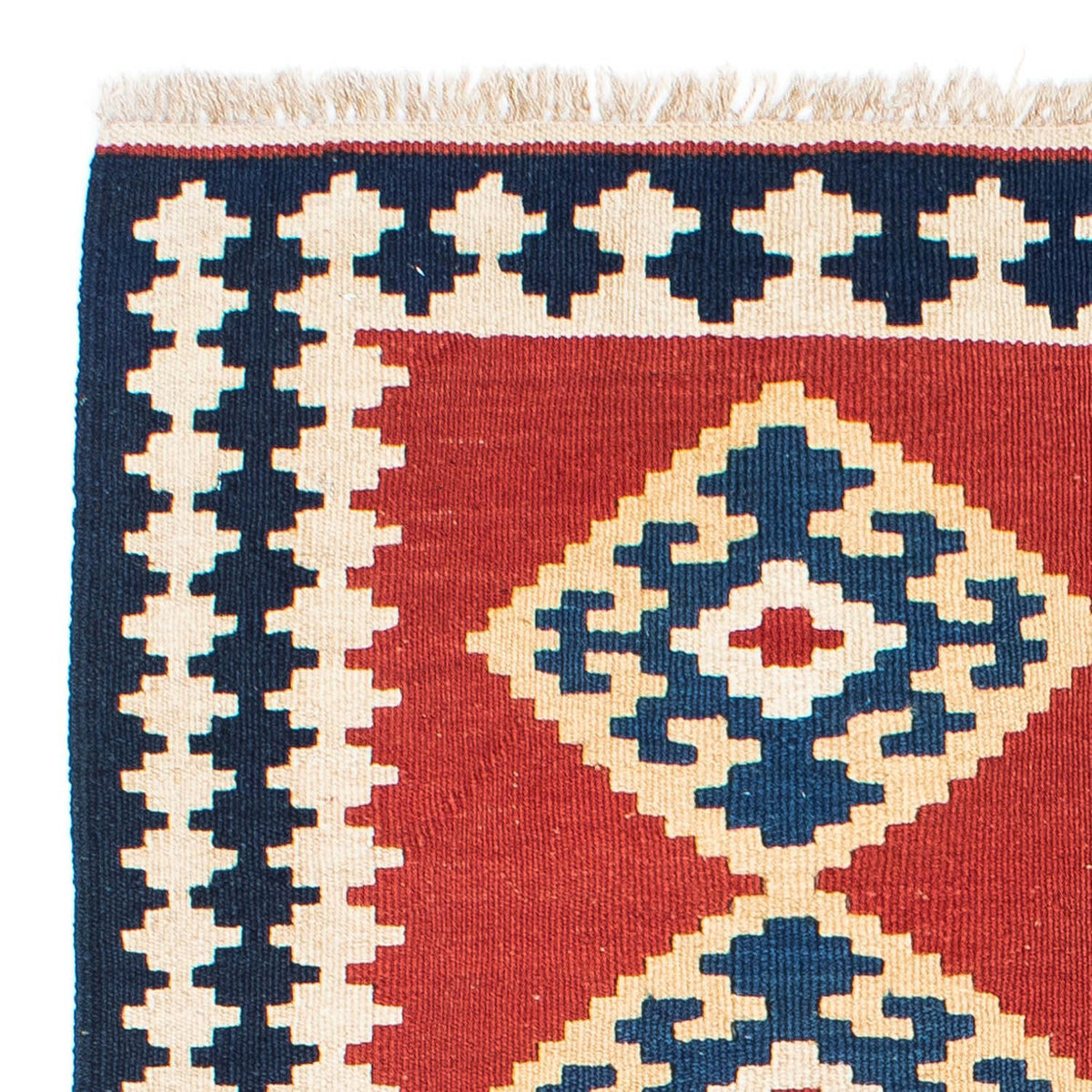 Alfombra Kelim - Oriental - 148 x 108 cm - rojo