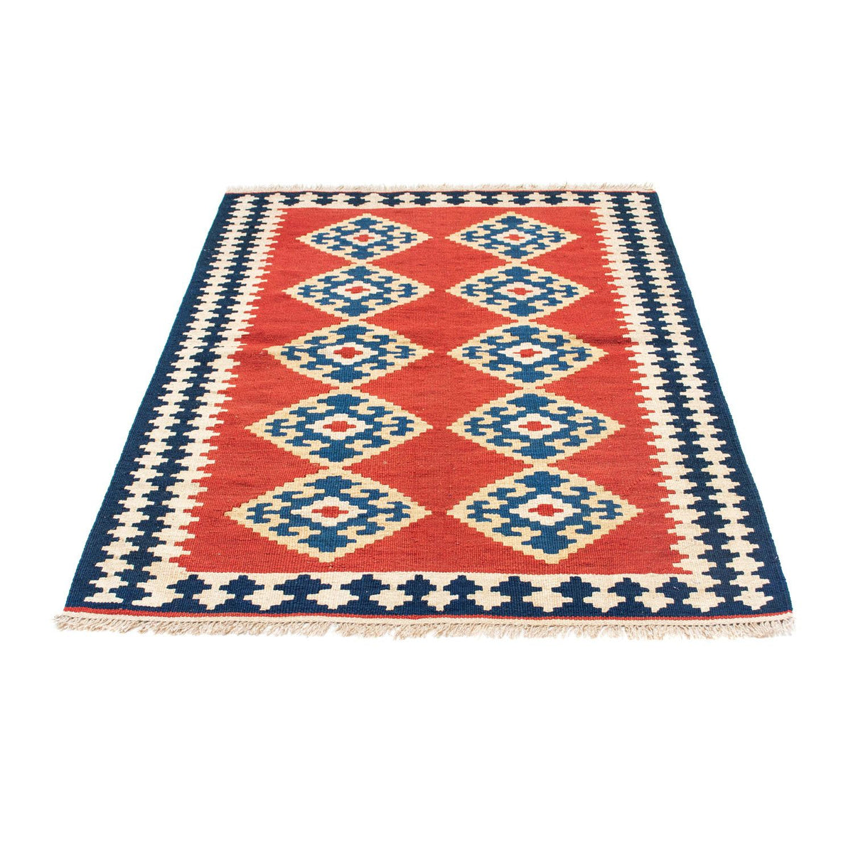 Alfombra Kelim - Oriental - 148 x 108 cm - rojo