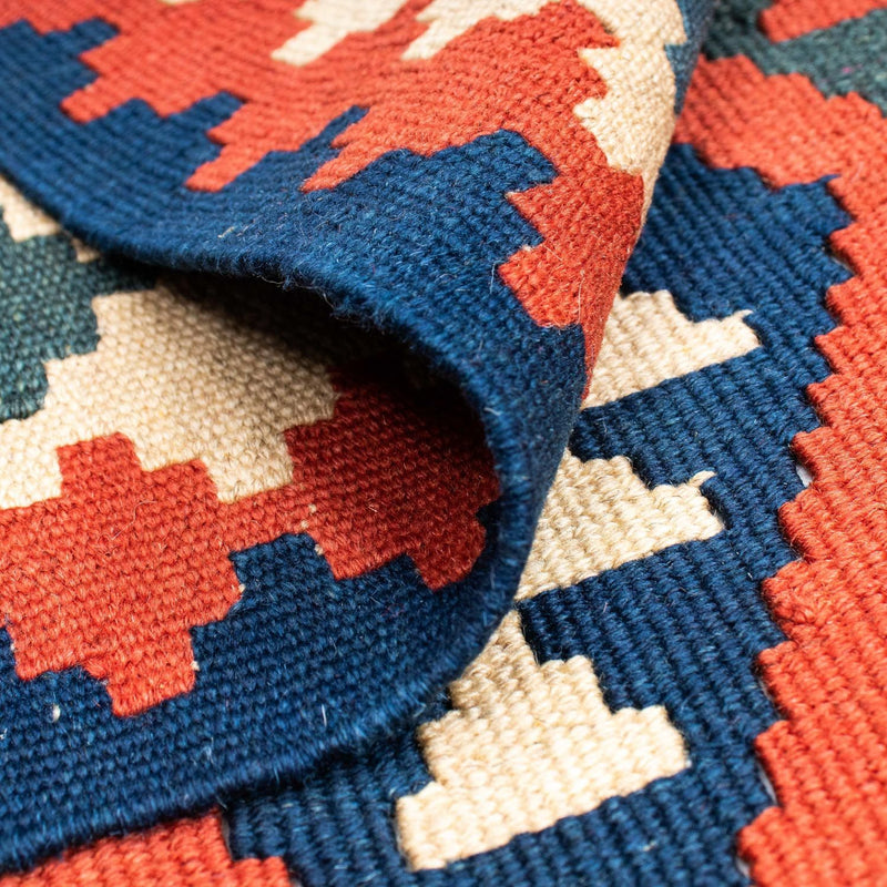 Alfombra Kelim - Oriental - 145 x 100 cm - rojo