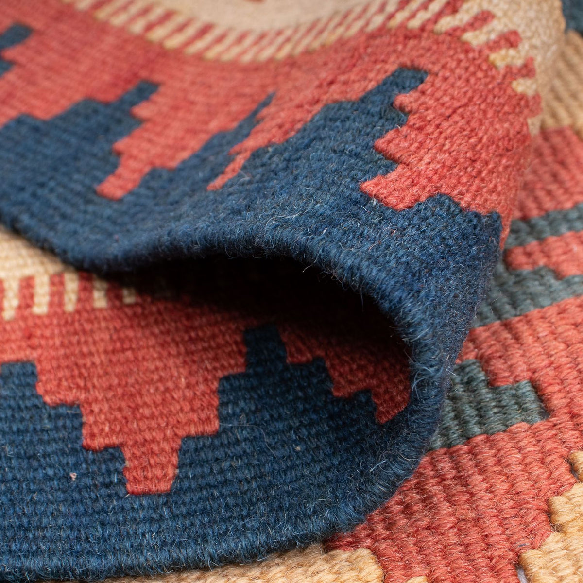 Alfombra Kelim - Oriental - 172 x 125 cm - azul