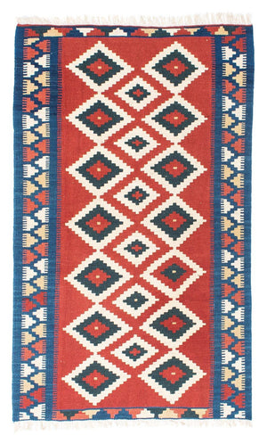 Alfombra Kelim - Oriental - 156 x 98 cm - rojo