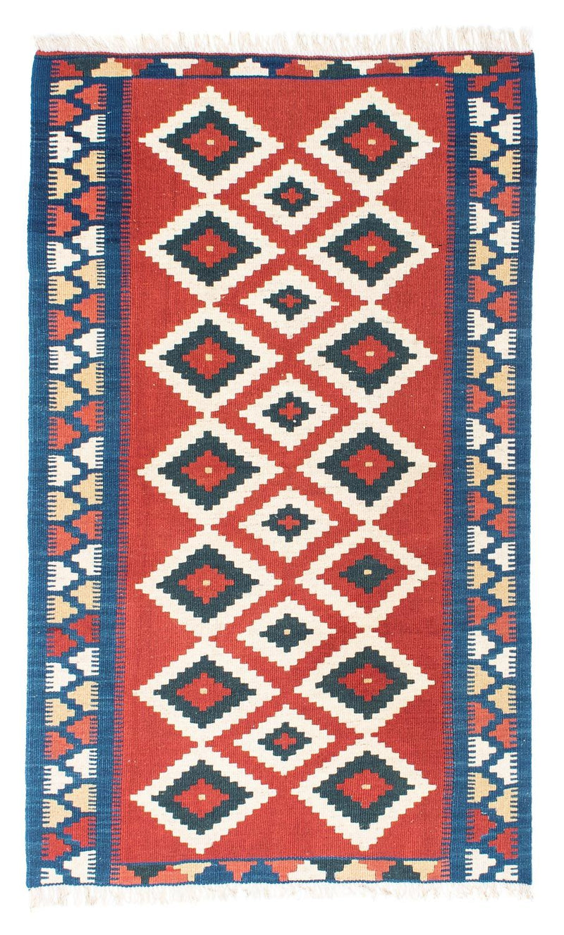 Alfombra Kelim - Oriental - 156 x 98 cm - rojo